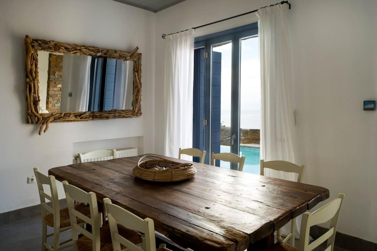 Luxury Cycladic Villa-Enjoy Infinity Pool Sunsets Κούνδουρος Εξωτερικό φωτογραφία